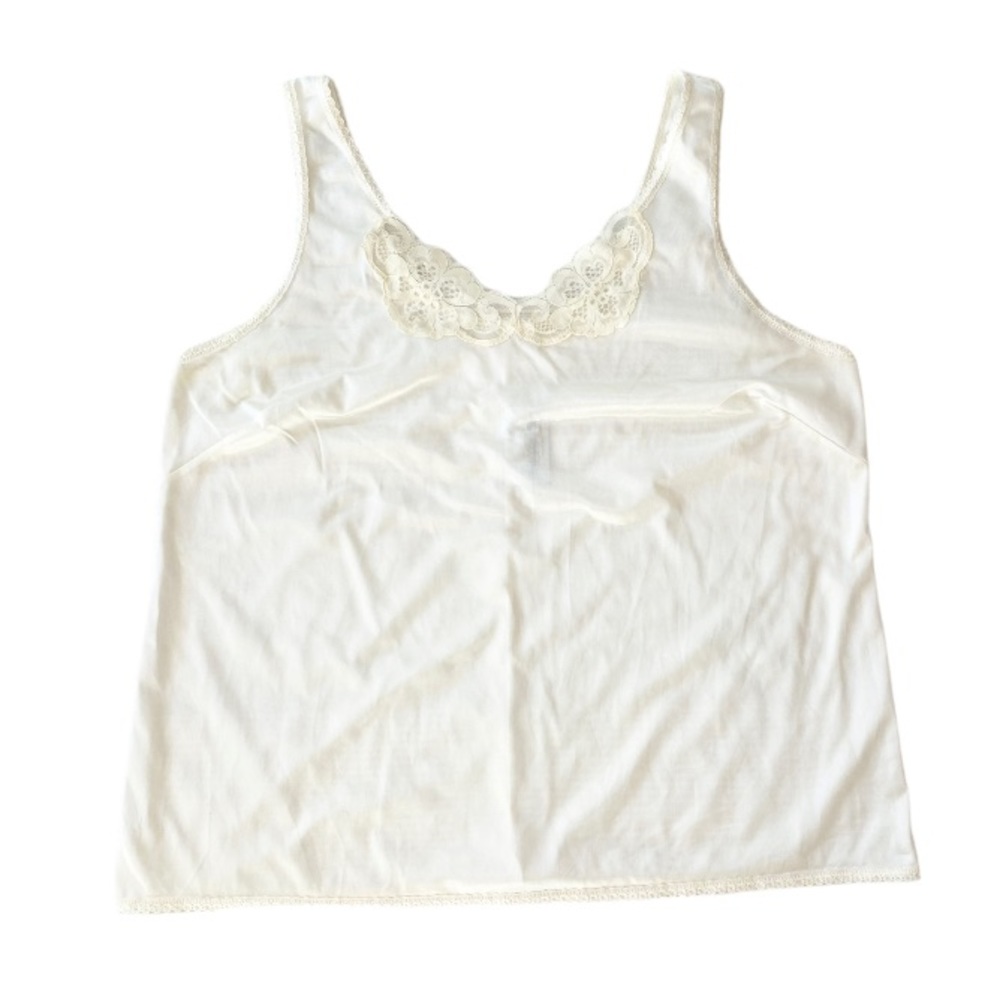 Vintage Intimate Details Beige Laced Camisole